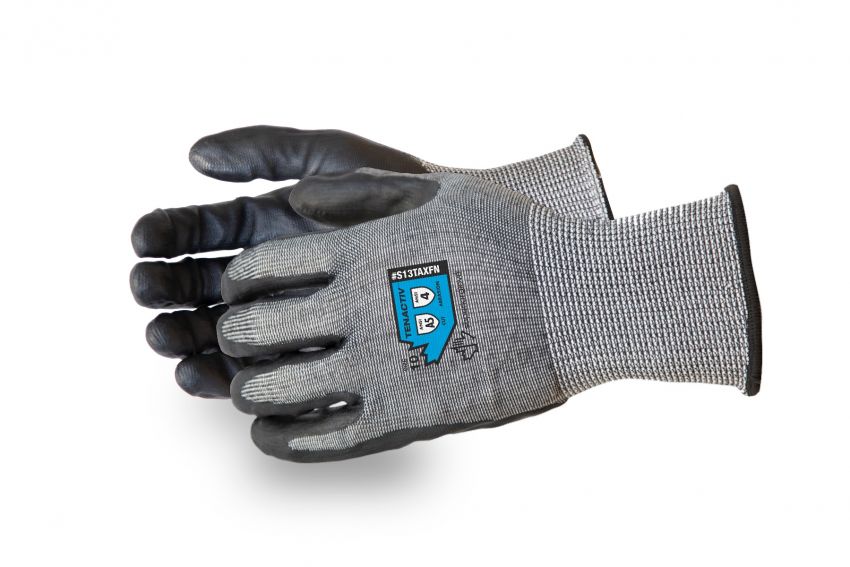 S13TAXFN -  Superior Glove® TenActiv™ 13-gauge Foam Nitrile Coated Cut-Resistant Work Gloves